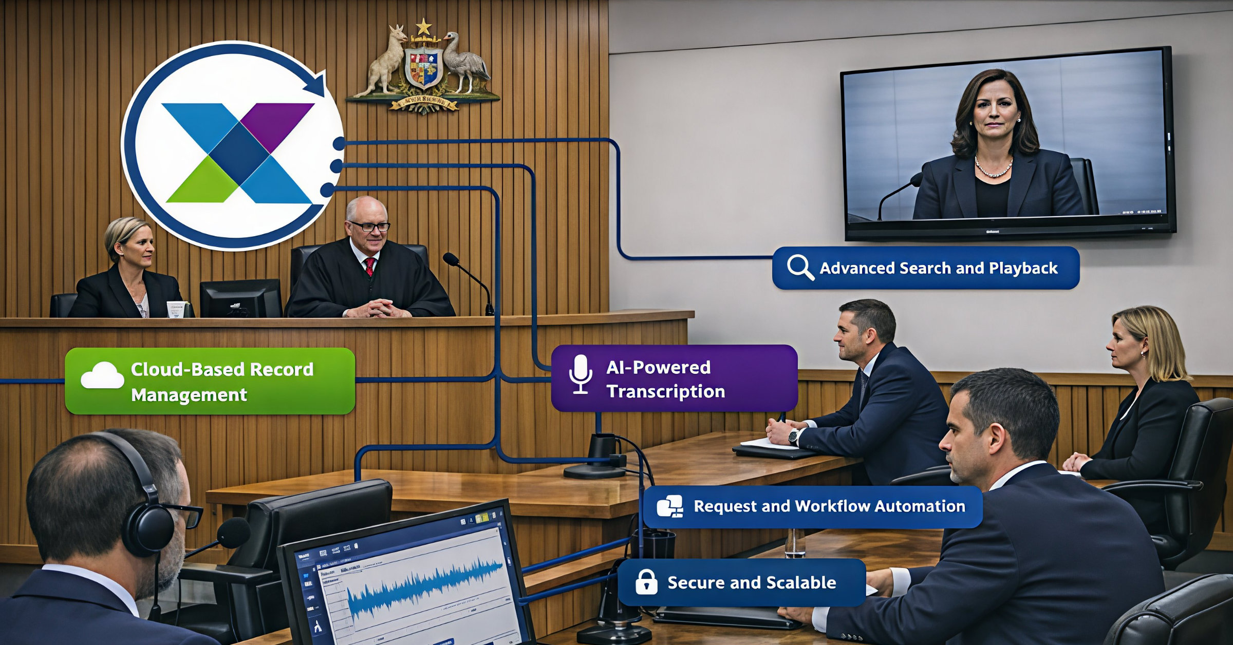 Future of the courtroom with Redfish Technologies and TheRecordXcahnge